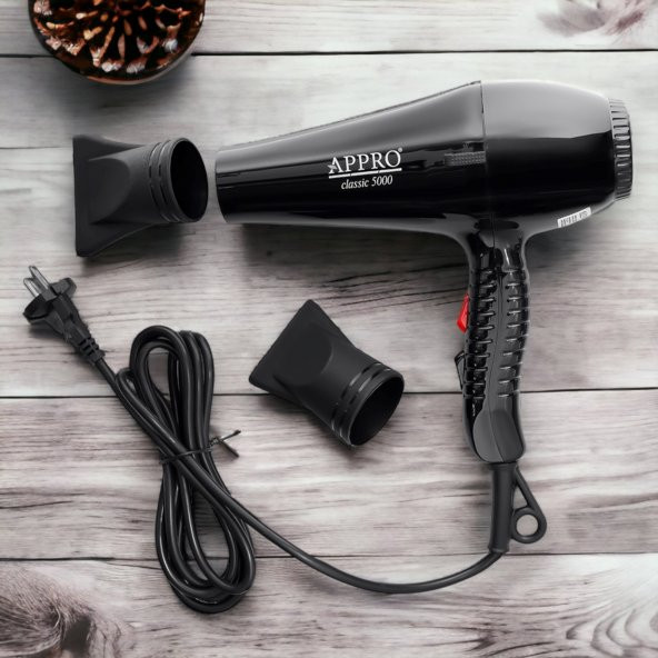 Technow Appro Profesyonel Saç Kurutma Makinesi + Çelik Vigo Diffuser Başlık - Resim 4