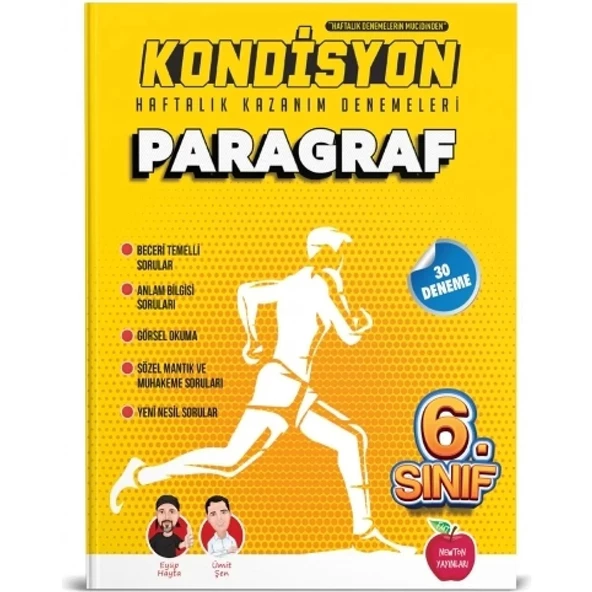 Newton Yayınları 6.sınıf Kondisyon Paragraf Denemesi ürün görseli 1