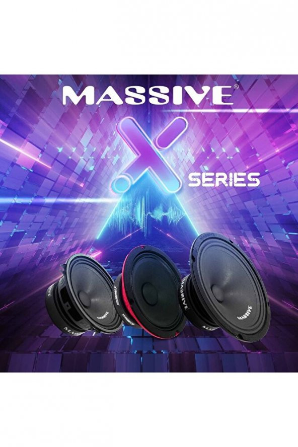 Massive Ms-bs8tx Çiftli 20cm 400w Midrange Xseries 2022 - Resim 3