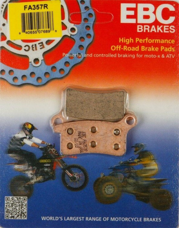 Ebc Fa357R 2003-2023 KTM 65 SX Uyumlu Ön Fren Balatası Sinterli Balata ürün görseli 1