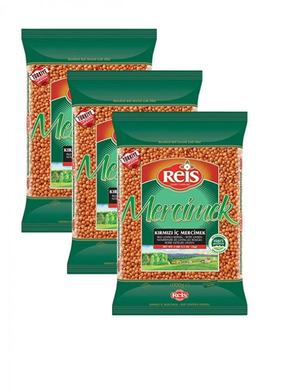KIRMIZI MERCİMEK 1 kg, 3 adet ürün görseli 1