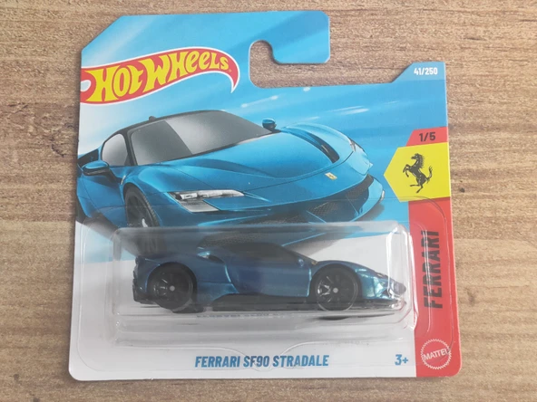 Hot Wheels Ferrari Sf90 Stradale Mavi ürün görseli 1