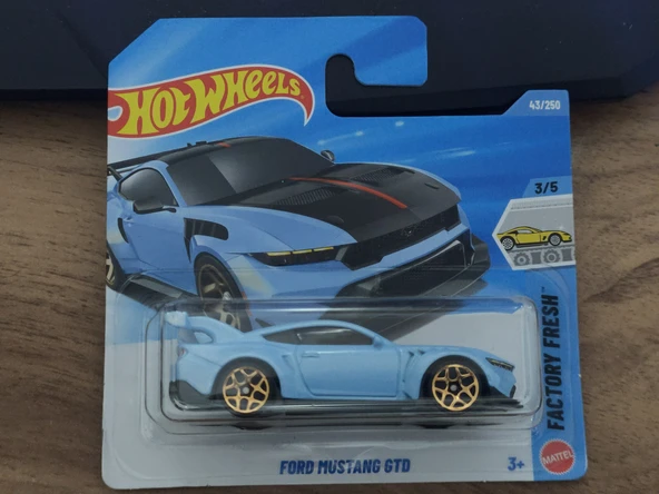 2026 Yeni Üretim Hot Wheels Ford Mustang Gtd Açık Mavi ürün görseli 1