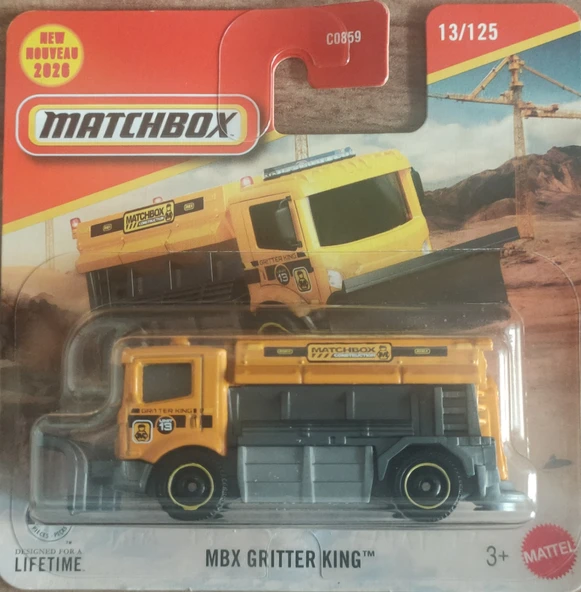 Matchbox 2026 Case Mbx Gritter King Küreme Aracı Sarı ürün görseli 1