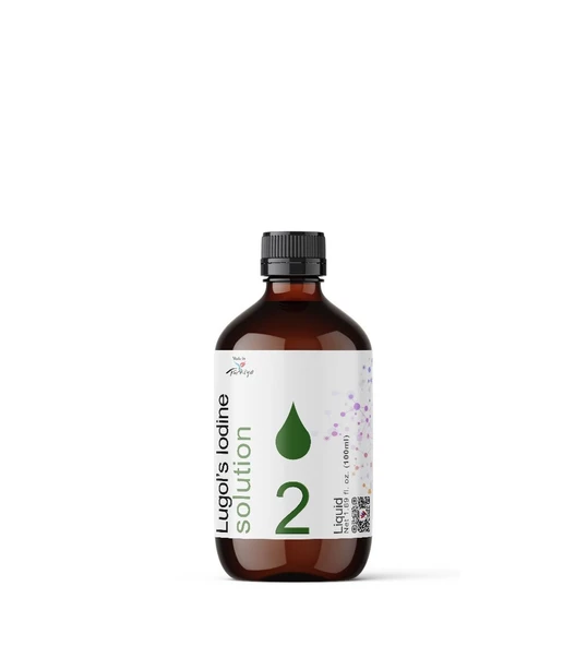 Dolar Kimya Lugol Çözeltisi %2  Cam Şişe 100 mL (Lügol,İyot Damla) ürün görseli 1