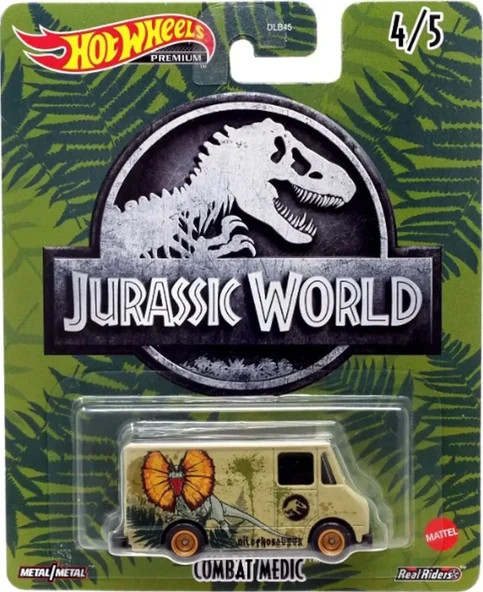 Hot Wheels Premium Jurassic World Combat Medic ürün görseli 1