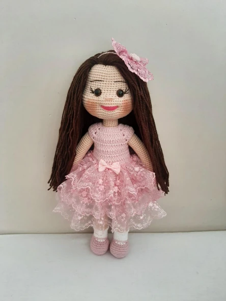 Prenses Bebek Amigurumi Organik Oyuncak ürün görseli 1