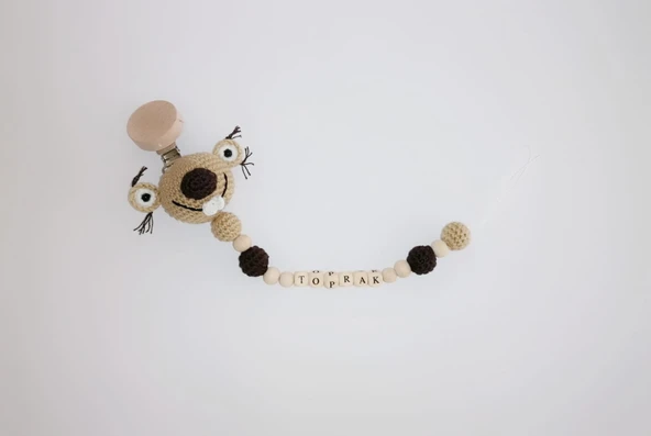 Buz Devri Sid Yeni Doğan Seti Amigurumi Organik Oyuncak - Resim 7