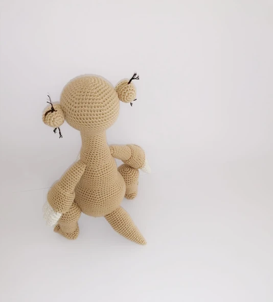 Buz Devri Sid Yeni Doğan Seti Amigurumi Organik Oyuncak - Resim 5