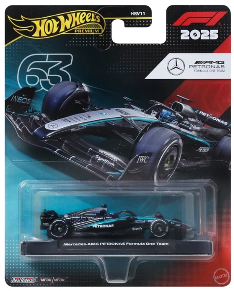 Hot Wheels Premium 2025 Formula 1 Mercedes-amg Petronas F1 Team Siyah ürün görseli 1