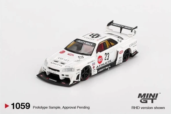 Mini Gt 1059 Nissan Lb-er34 Super Silhouette Athlete/collet 1/64 Model Araba ürün görseli 1