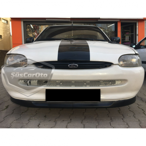 Ford Escort 1993-2003 Uyumlu Üniversal Astra H lip Esnek Ön Lip 2 Parça Tampon Altı Dil Karlık Ön Ek ürün görseli 1