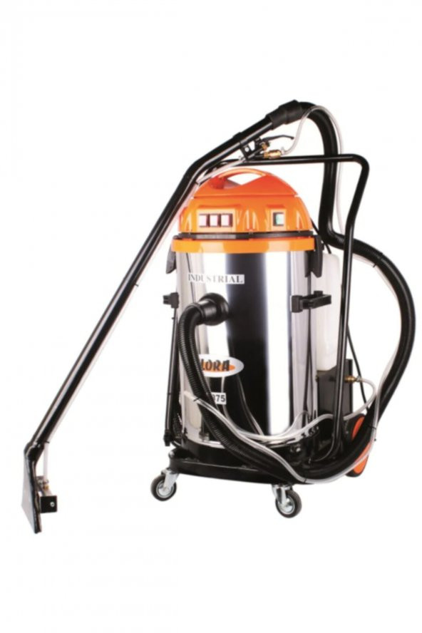 Flora Ex375 3 Motor Sanayi Tipi Halı Ve Koltuk Yıkama Süpürgesi 75 Lt. ürün görseli 1