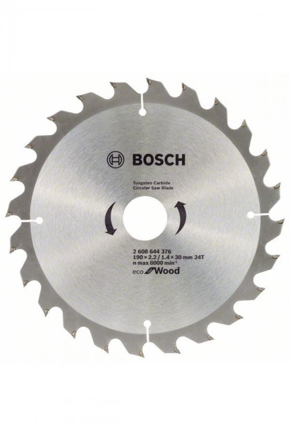 Bosch Optiline Eco 19030 Mm 24 Diş Daire Testere Bıçağı - 2608644376 ürün görseli 1