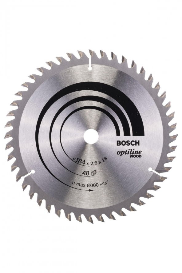 Bosch Optiline Wood 18416 Mm 48 Diş Daire Testere Bıçağı ürün görseli 1