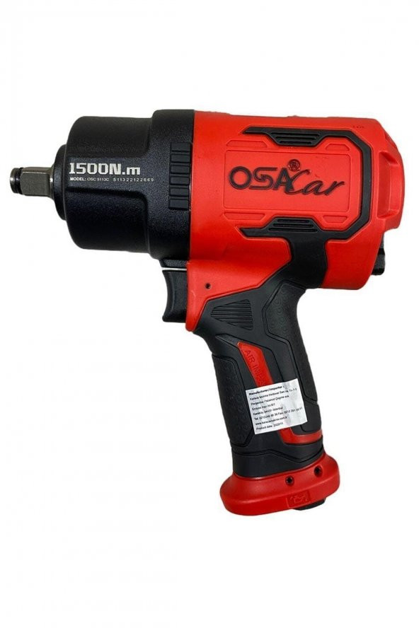 osacar OSC 5113C 12 Kırmızı Havalı Kompozit Somun Sökme Makinesi ürün görseli 1