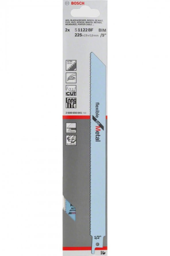 Bosch Tilki Kuyruğu Bıçağı S1122bf ürün görseli 1