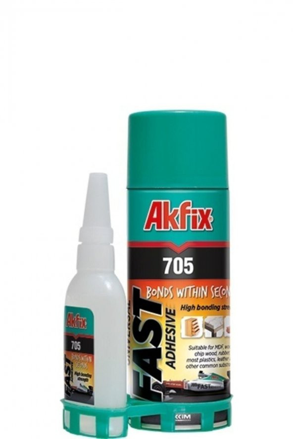 Akfix Mdf Kit Hızlı Yapıştırıcı 400 ml 100gr ürün görseli 1
