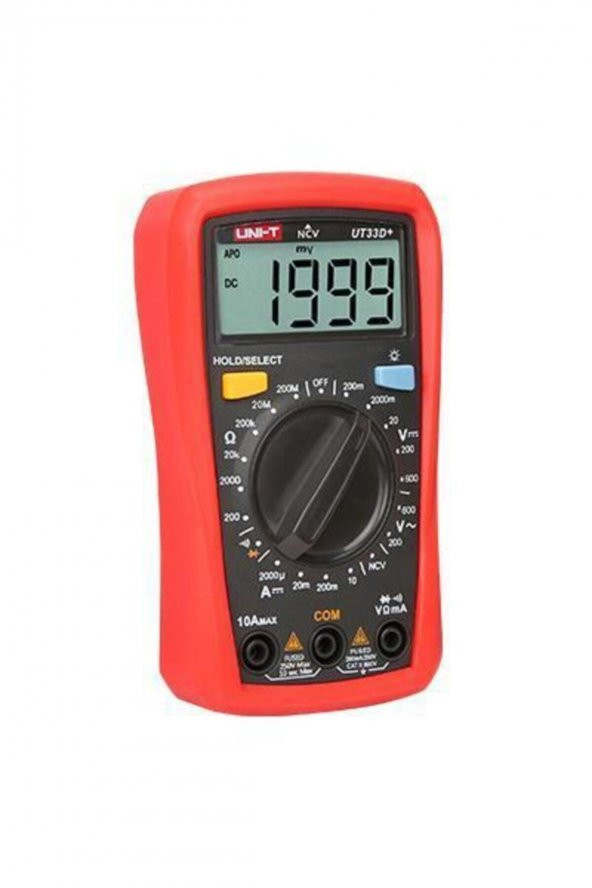 Unit Ut33d+ 600v 10a Dijital Multimetre Ölçü Aleti - Resim 3