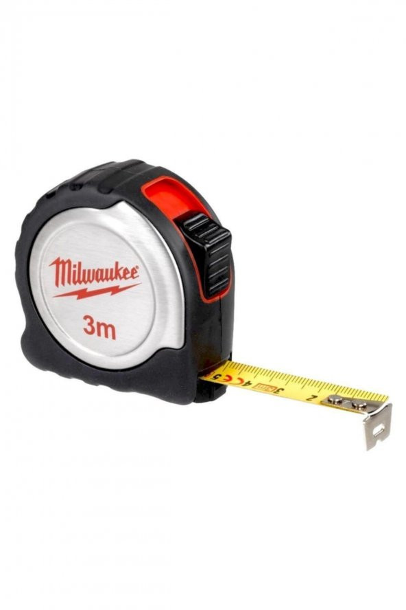 Milwaukee Ağır Hizmet Tipi Inox Gövdeli Şerit Metre 3 m T4932451637 ürün görseli 1