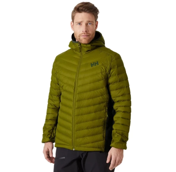 Helly Hansen Verglas Hooded Down Hybrid Insulator Jacket Erkek Mont HHA.63007.461 Yeşil ürün görseli 1