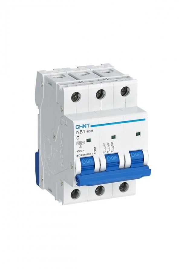 chint Nb1-63h Otomatik Sigorta 3p C 40a 10ka ürün görseli 1