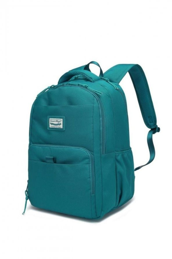 Bagacar Smart Bag 3124 Okul ve Günlük Laptop Bölmeli Sırt Çantası Petrol ürün görseli 1