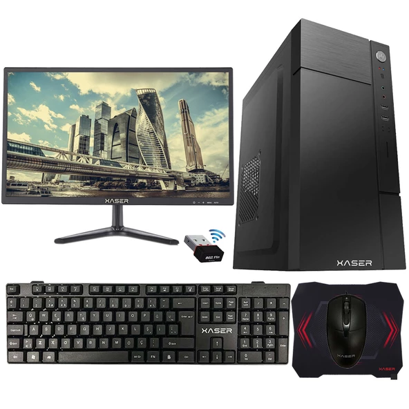 Xaser Xsr184 i7 6700 8GB Ram 256GB SSD 21.5 Monitör Ofis Hazır Sistem ürün görseli 1