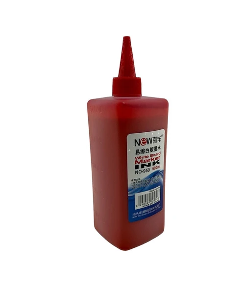 Sırımsı Beyaz Tahta Kalem Mürekkebi Kırmızı 500 ML ürün görseli 1