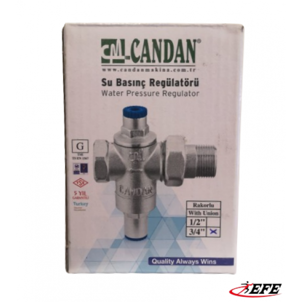 CANDAN SU BASINÇ REGÜLATÖRÜ 3/4" İNÇ DN20 - Resim 2