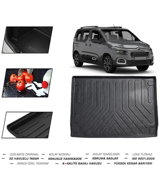 Citroen Berlingo Seperatörlü 2019 Model Bagaj Havuzu ürün görseli 1