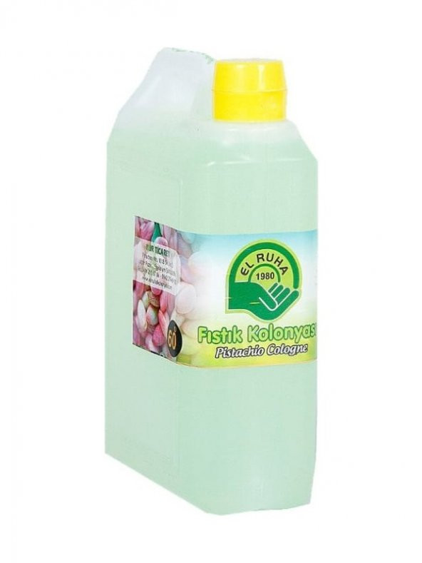 El Ruha Fıstık Kolonyası 60° Çanta (Bidon) 900ML ürün görseli 1