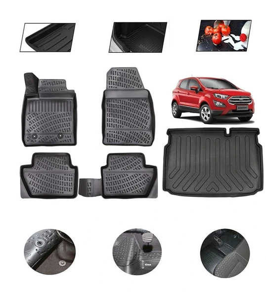 Ford Ecosport 2022 Model 4D Bagaj Paspas Set ürün görseli 1
