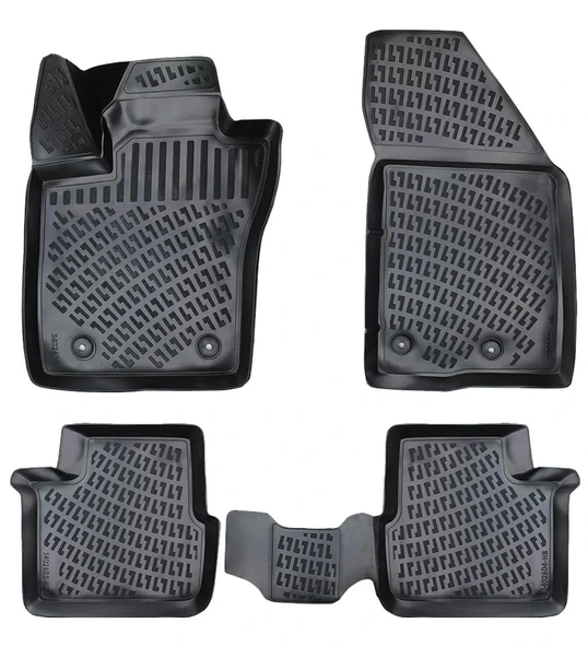 Fiat Egea Cross Stepneli 2020 Model 4D Bagaj Paspas Set - Resim 2