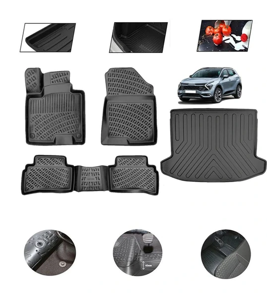 Kia Sportage 2026 Cool-Elagance Konfor Model 4D Bagaj Paspas Set ürün görseli 1