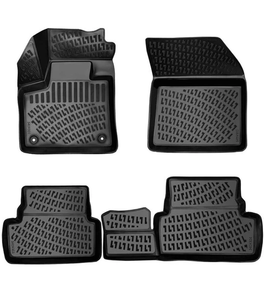 DS 7 Crossback E-Tense 2023 Model 4D Bagaj Paspas Set - Resim 2