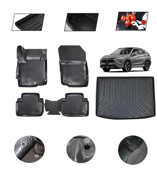 Mitsubishi Eclipse Cross 2025 Model 4D Bagaj Paspas Set ürün görseli 1