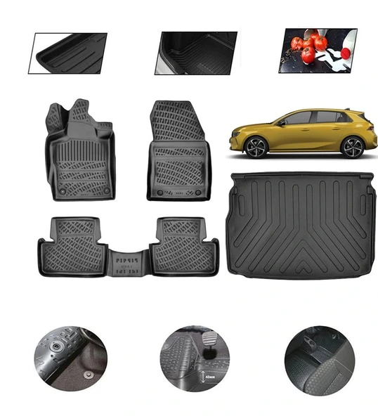 Opel Astra L 2024 Model 4D Bagaj Paspas Set ürün görseli 1