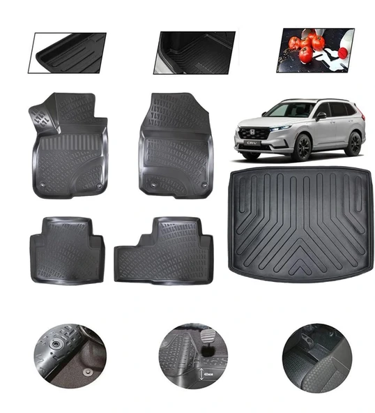 Honda CR-V 2024 Model 4D Bagaj Paspas Set ürün görseli 1