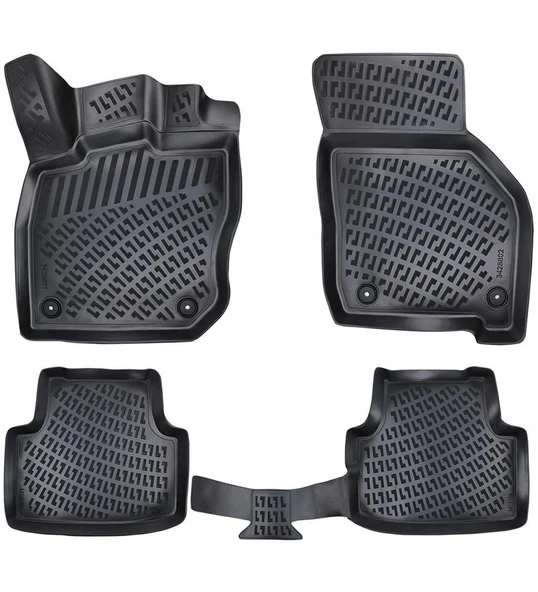 Skoda Octavia 2020 Model 4D Bagaj Paspas Set - Resim 2