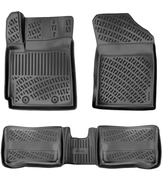 Hyundai İ10 2023 Model 4D Bagaj Paspas Set - Resim 2