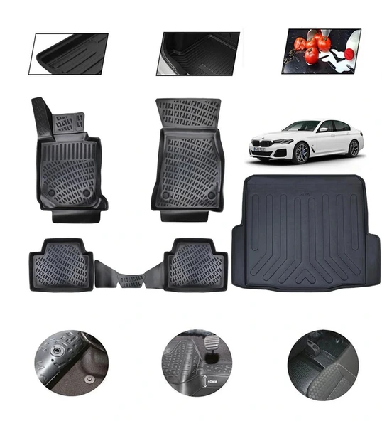 Bmw 3 Serisi G20 2023 Model 4D Bagaj Paspas Set ürün görseli 1