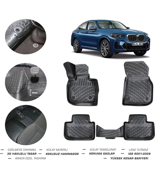 Bmw X4 2024 Model 4D Paspas ürün görseli 1
