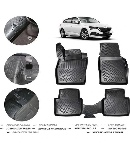 Skoda Scala 2022 Model 4D Paspas ürün görseli 1