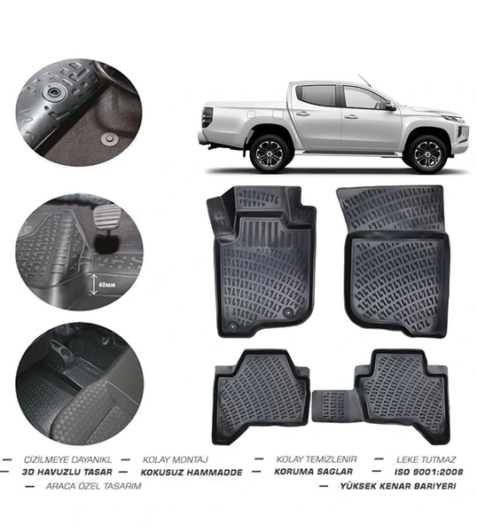 Mitsubishi L200 Premium Paket 2020 Model 4D Paspas ürün görseli 1