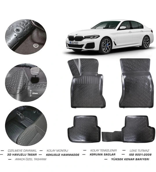 BMW 5 Serisi G30 2021 Model 4D Paspas ürün görseli 1