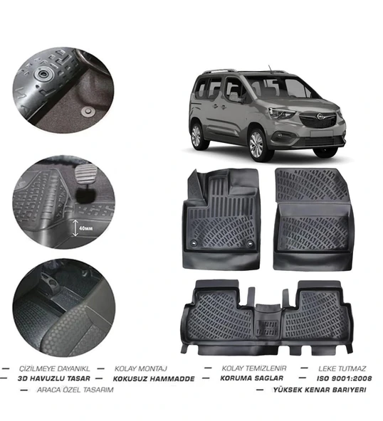 Opel Combo 2019 Model 4D Paspas ürün görseli 1