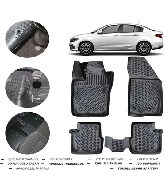 Fiat Egea Sedan 2025 Model 4D Paspas ürün görseli 1