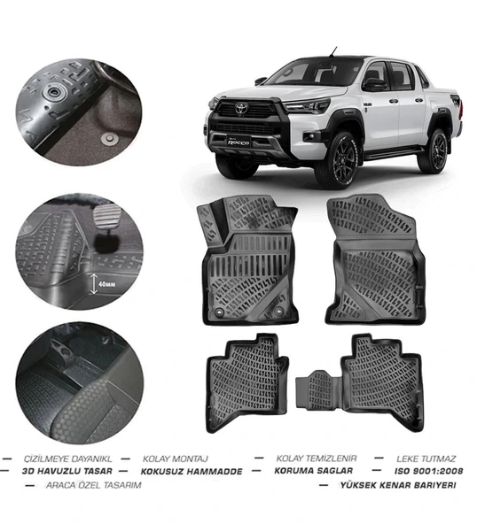 Toyota Hilux 2023 Model 4D Paspas ürün görseli 1