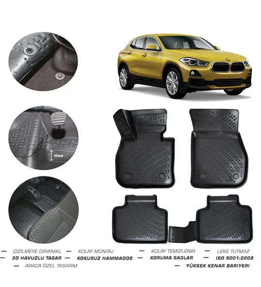 Bmw X2 F39 2019 Model 4D Paspas ürün görseli 1